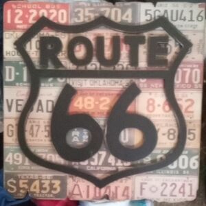 Route 66 Wood Wall Art